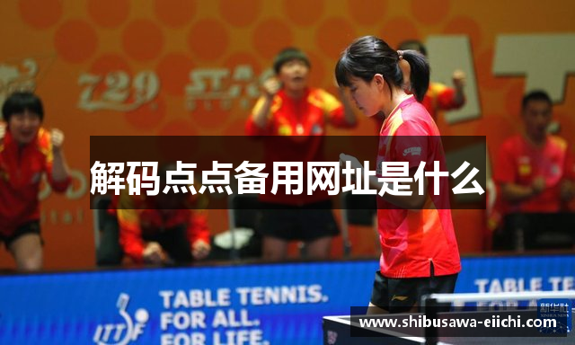 解码点点备用网址是什么